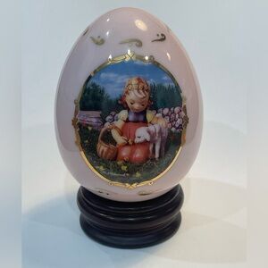 “Favorite Pet” Porcelain Egg